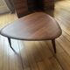 Organic Walnut Coffee Table - Mid-Century Modern Style