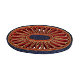 Braided straw underside