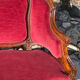Louis XV style bench in Walnut, 19th century period