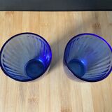 Set of 2 blue glasses