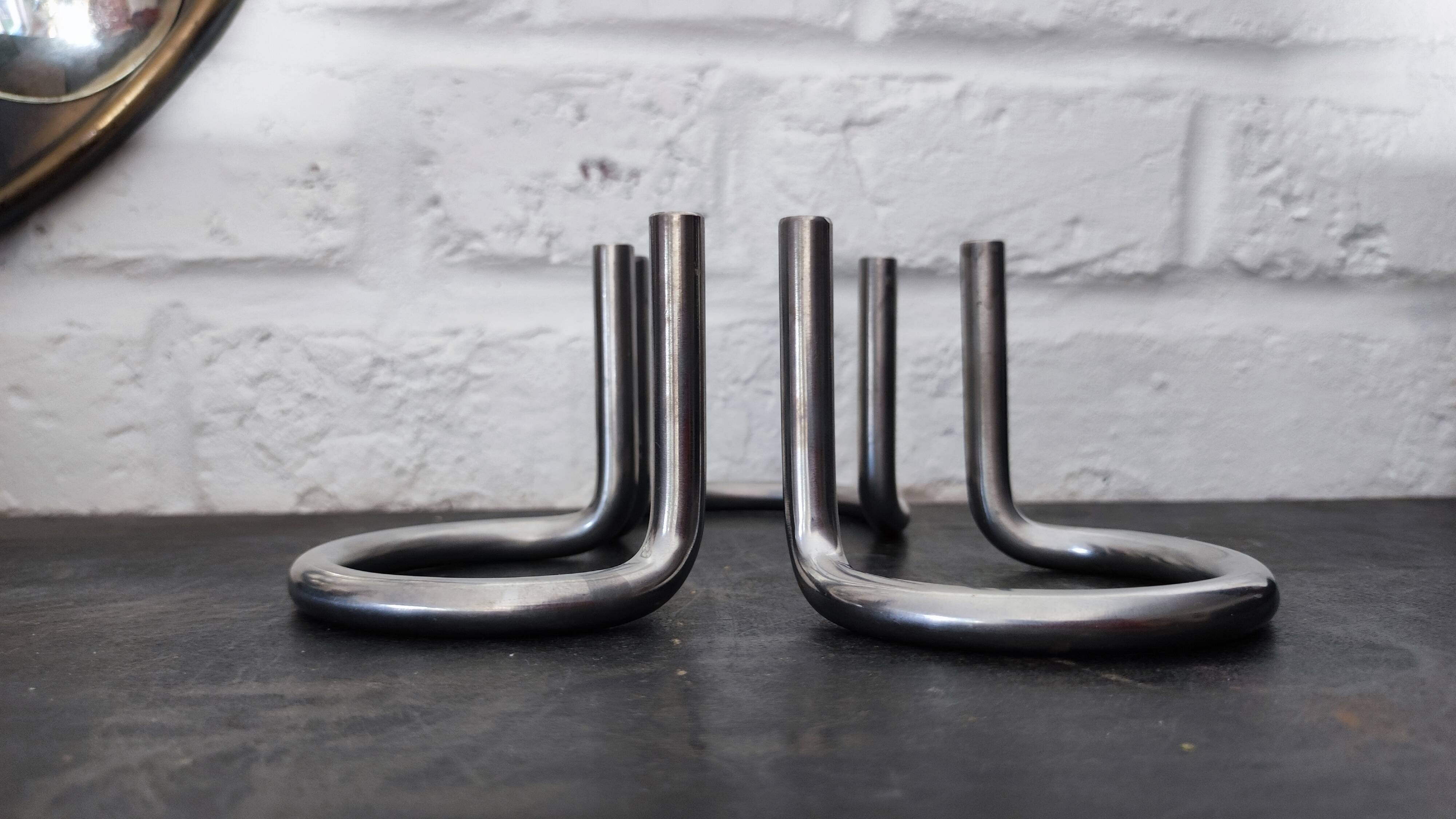 Gemini candlestick by Peter Karpf for Lundtofte from 1965