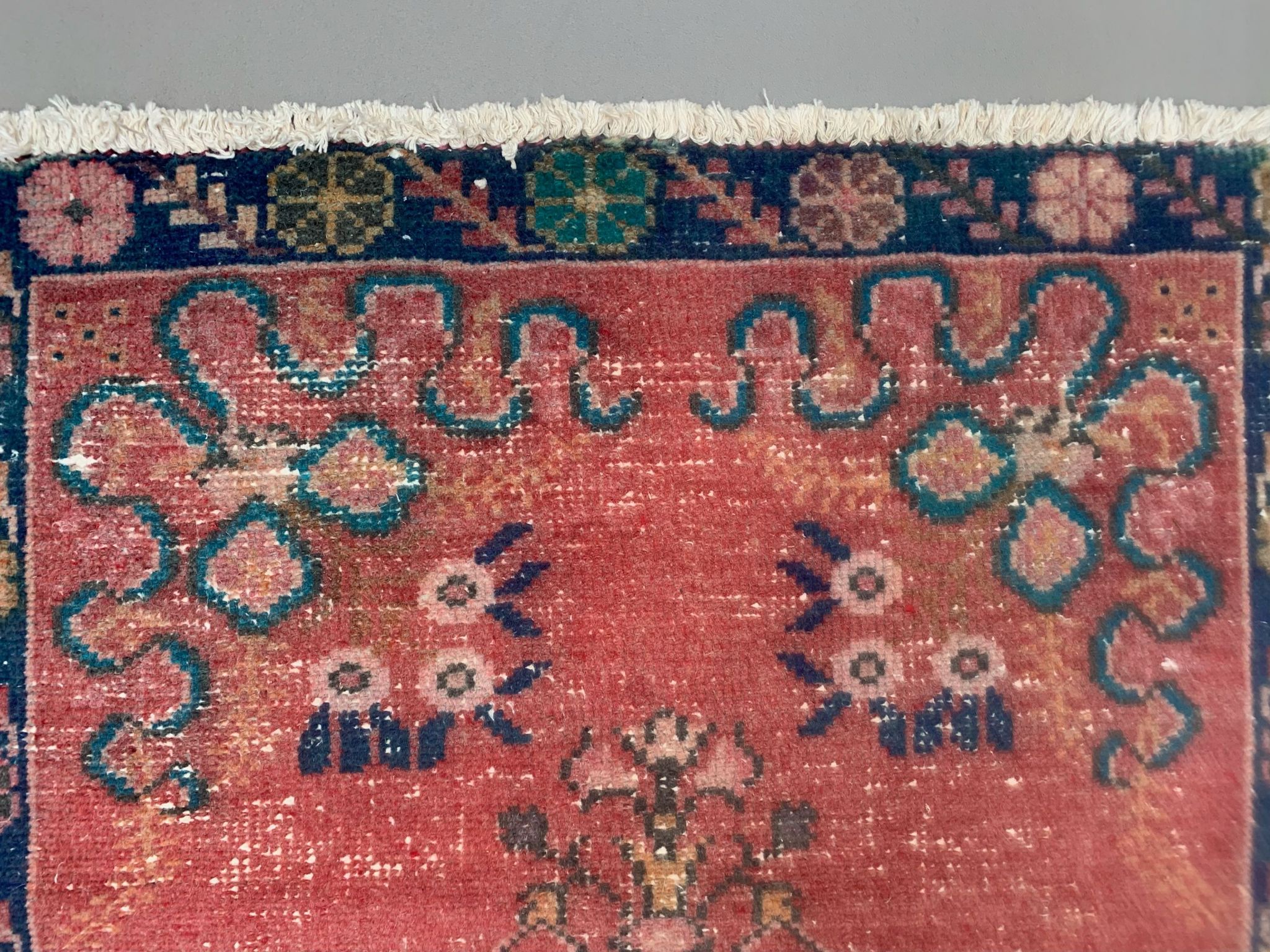 Vintage turkish oushak rug 160x89 cm carpet