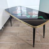 Coffee table cocktail feet compass vintage 60