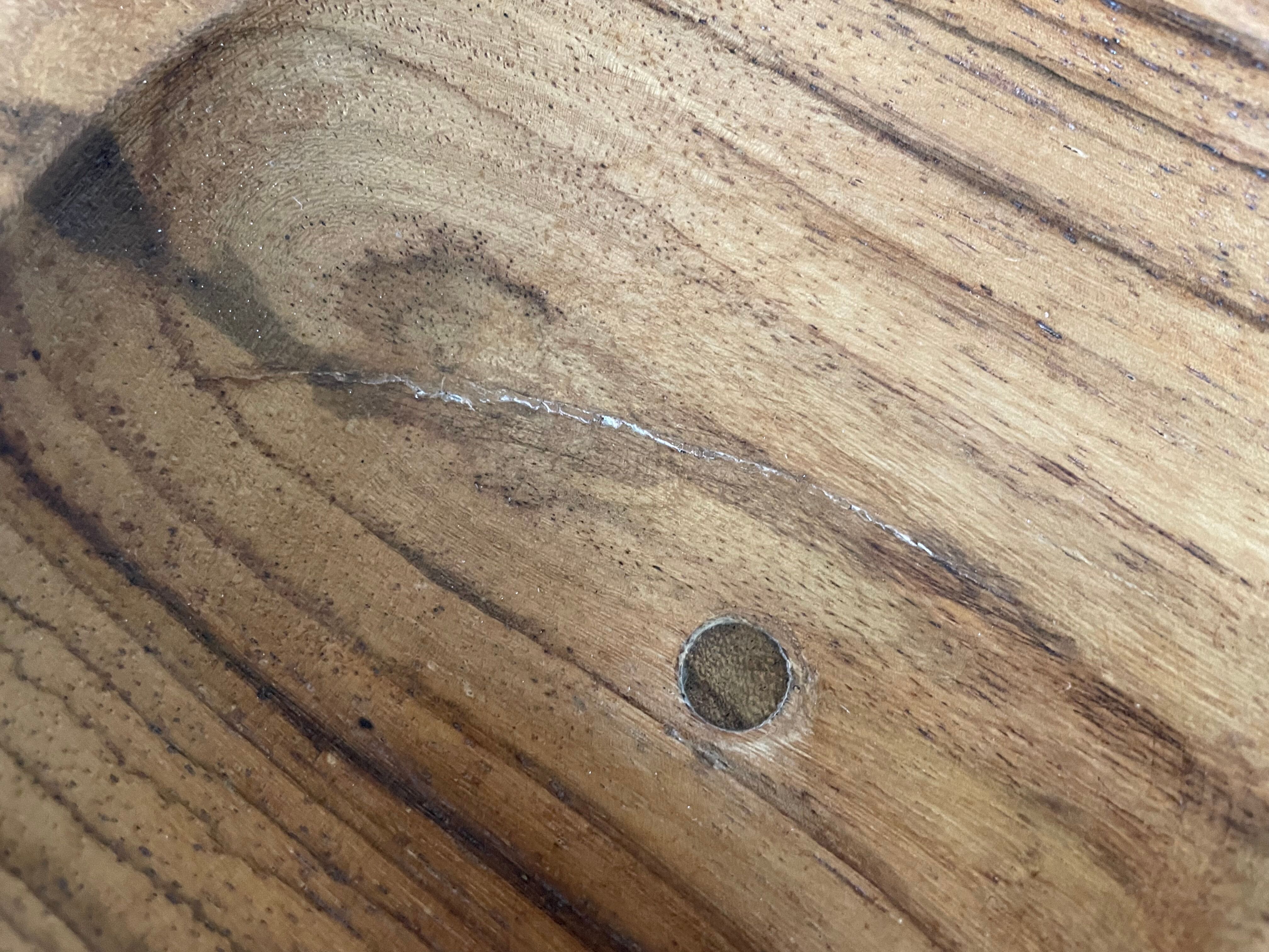 Turned wooden pocket tray