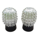 Lot de 2 appliques en verre ciselé par RZB Leuchten