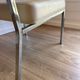 2 vintage chairs in white faux leather and chrome tube - Mid-Century 70s design