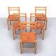 Ate Van Apeldoorn for Houtwerk Hattum Chairs Dutch 1960s
