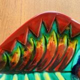 Plat vintage en forme de poisson Cérenne Vallauris