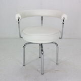 Charlotte Perriand, Le Corbusier “LC7” Swivel Chair for Cassina, 1927, Italy
