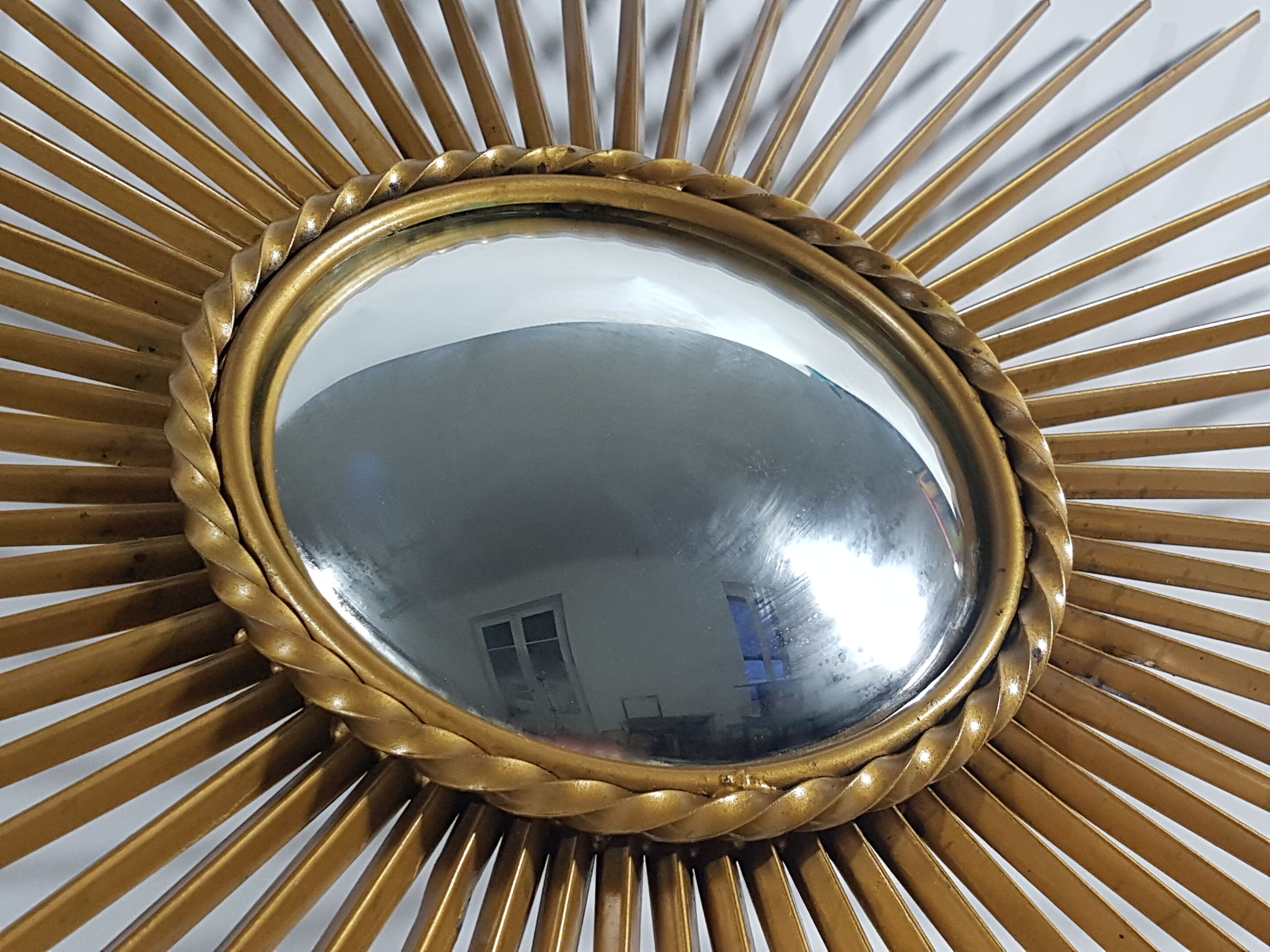 Sun mirror and witch Chaty Vallauris 70 cm