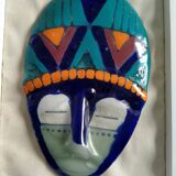 Ethnic mask with its display stand