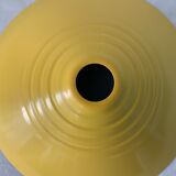 Yellow and black metal lamp