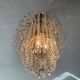 70s crystal tassel cascade chandelier