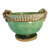 Cup, empty glazed ceramic pocket, signed Louis Dage, 50s