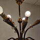 Mid-century copper chandelier, 1950s