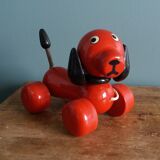 Old pull-along dog toy, Kouvalias, Greece