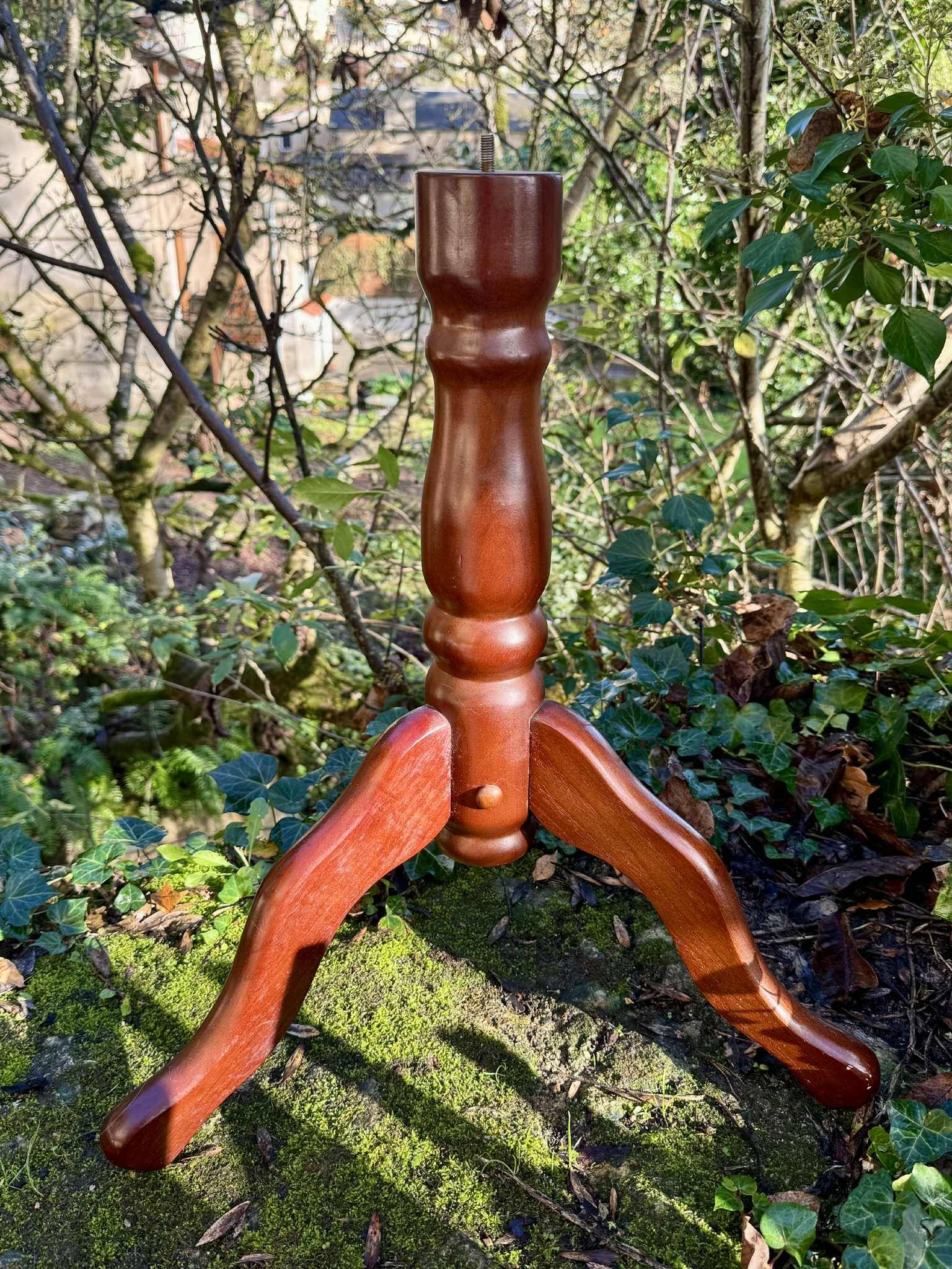Vintage solid wood side table