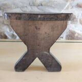 Small wooden bench