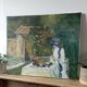 Vintage canvas painting after Childe Hassam