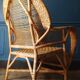 Rattan armchair in the style of Kay Fisker for R. Wengler. Danish work from the 1960s.