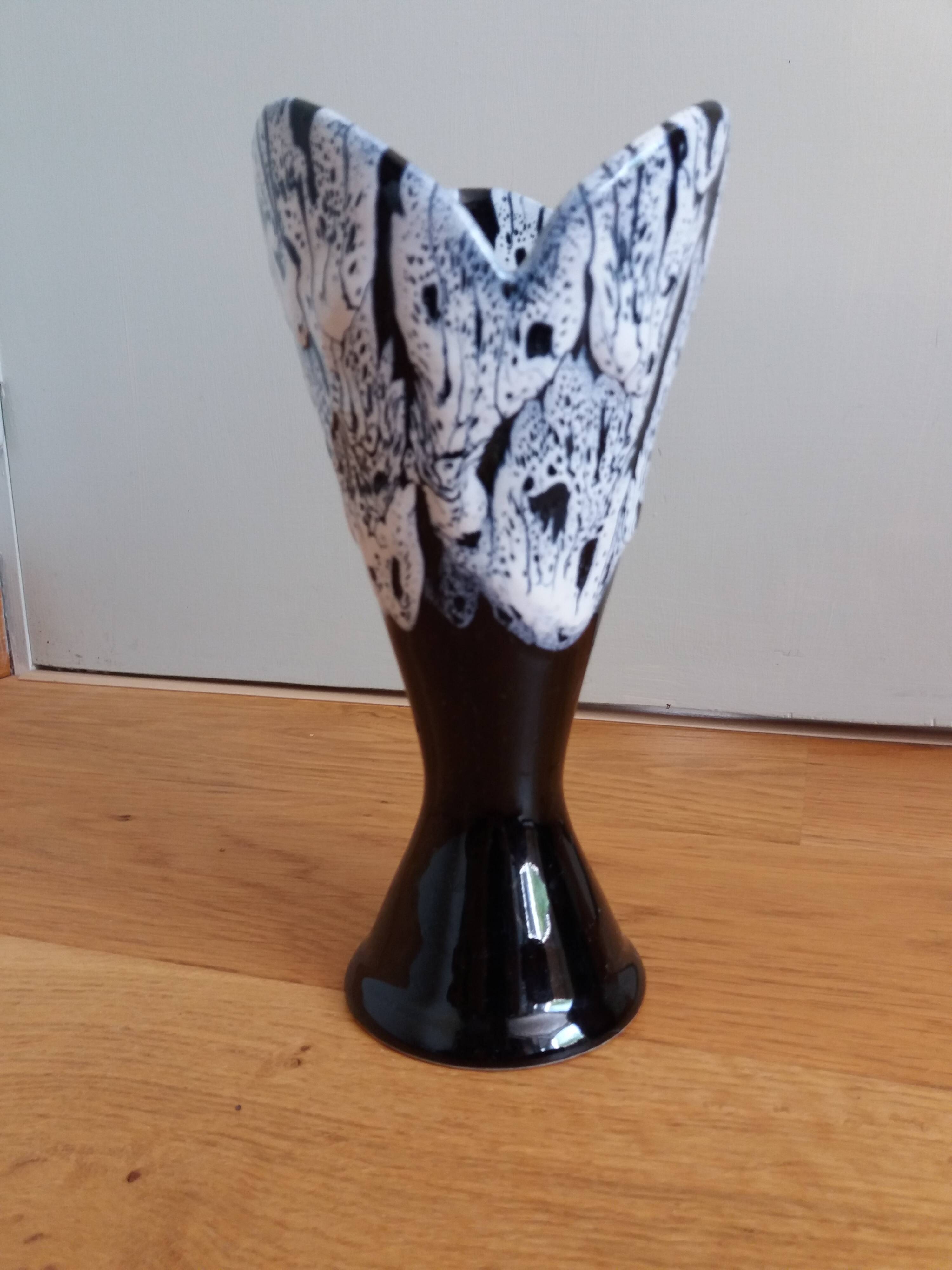 Vase céramique grès flammé