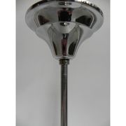 Suspension Deco with white glass sphere