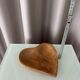 Hand-Carved Heart-Shaped Wooden Bowl | Rustic Cottagecore Catchall