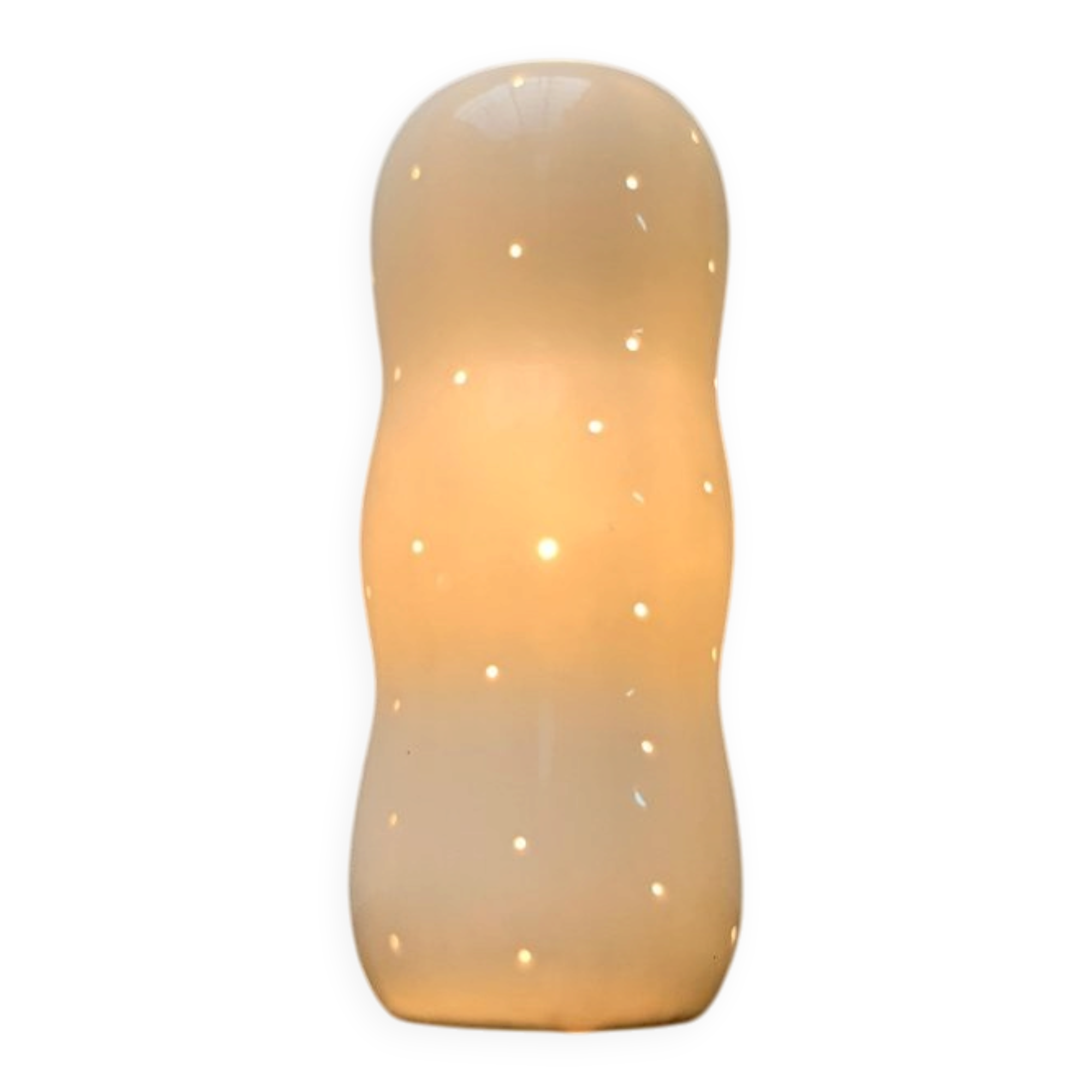 Postmodern porcelain table lamp from Ikea, 2000s.