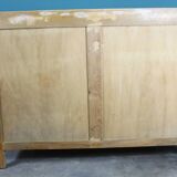 Elegant cassettiera in wood, restored, Italia 1950s, in good conditions