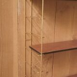 Vintage tomado string shelf, wooden trays