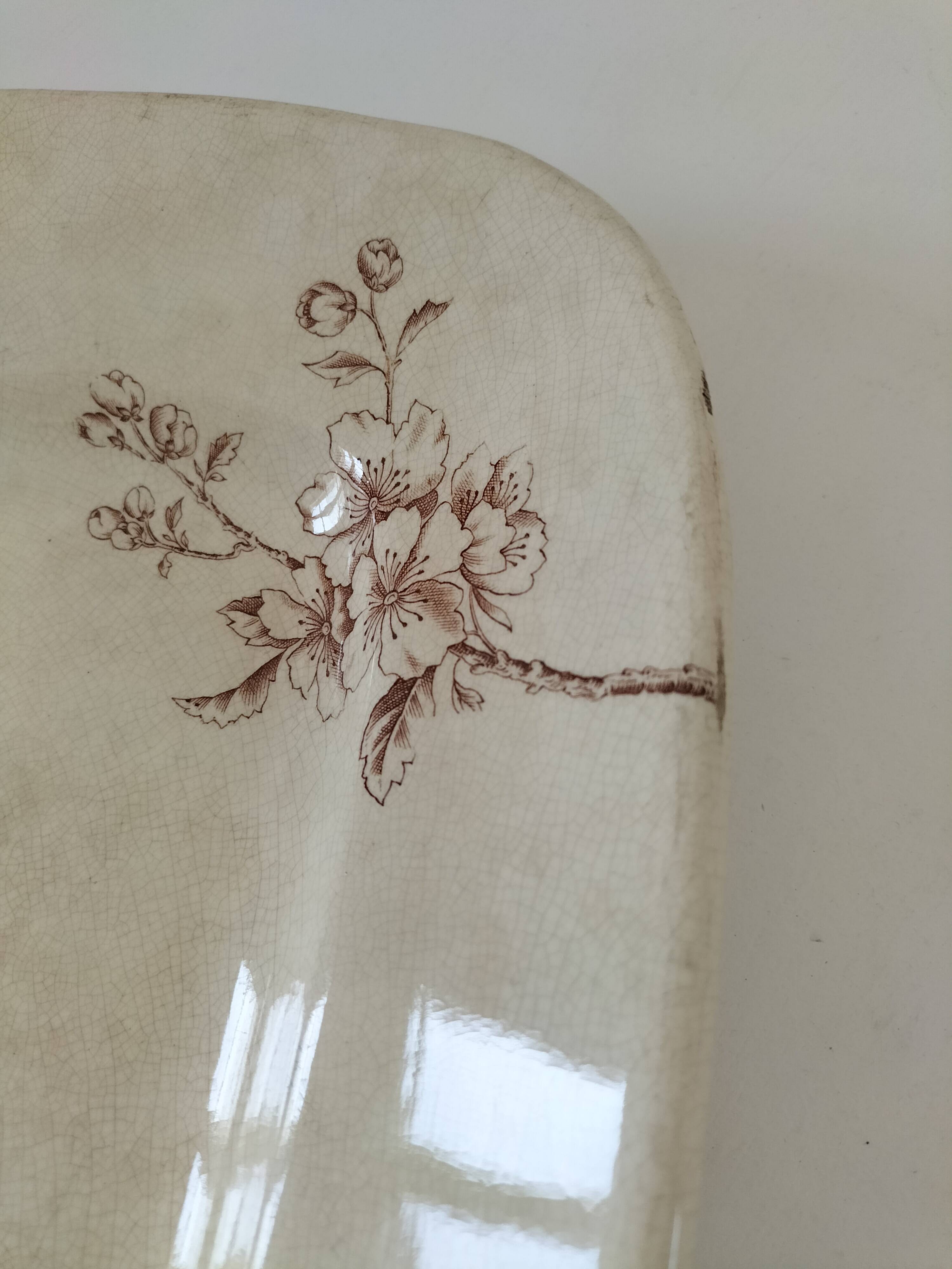 New Apple Blossom rectangular antique dish