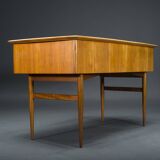 Mid-Century Teak Desk attributed to Musterring, 1960s
