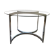Table verre fumé design vittorio introini