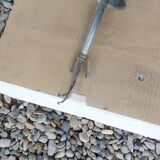 Holophane art deco glass pendant light