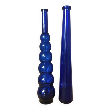 Corrugated and smooth glass soliflores