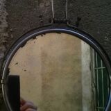 Old barber mirror