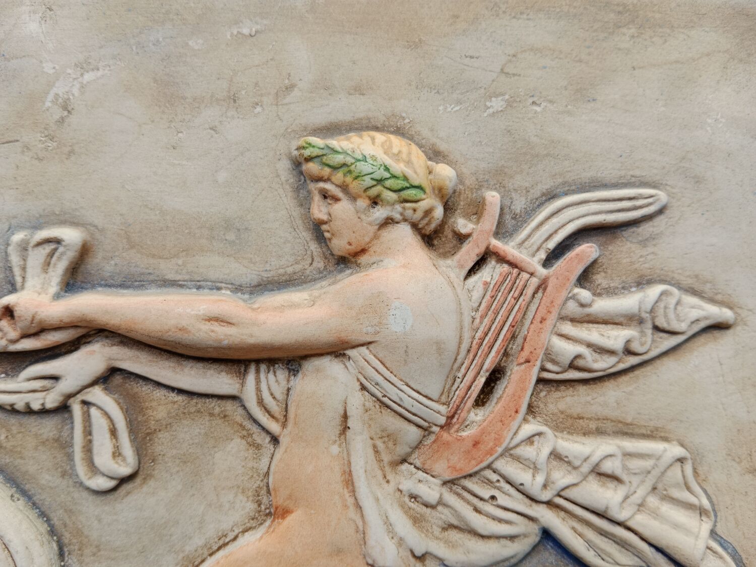 Plaster bas-relief