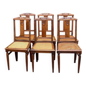 6 chaises à manger art
