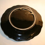 Barbotine Vallauris plate "Monaco" model