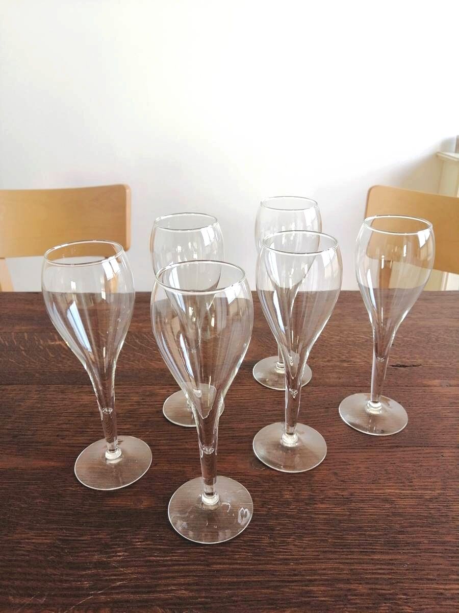 Set of 6 "Tulip" champagne glasses 25 cl