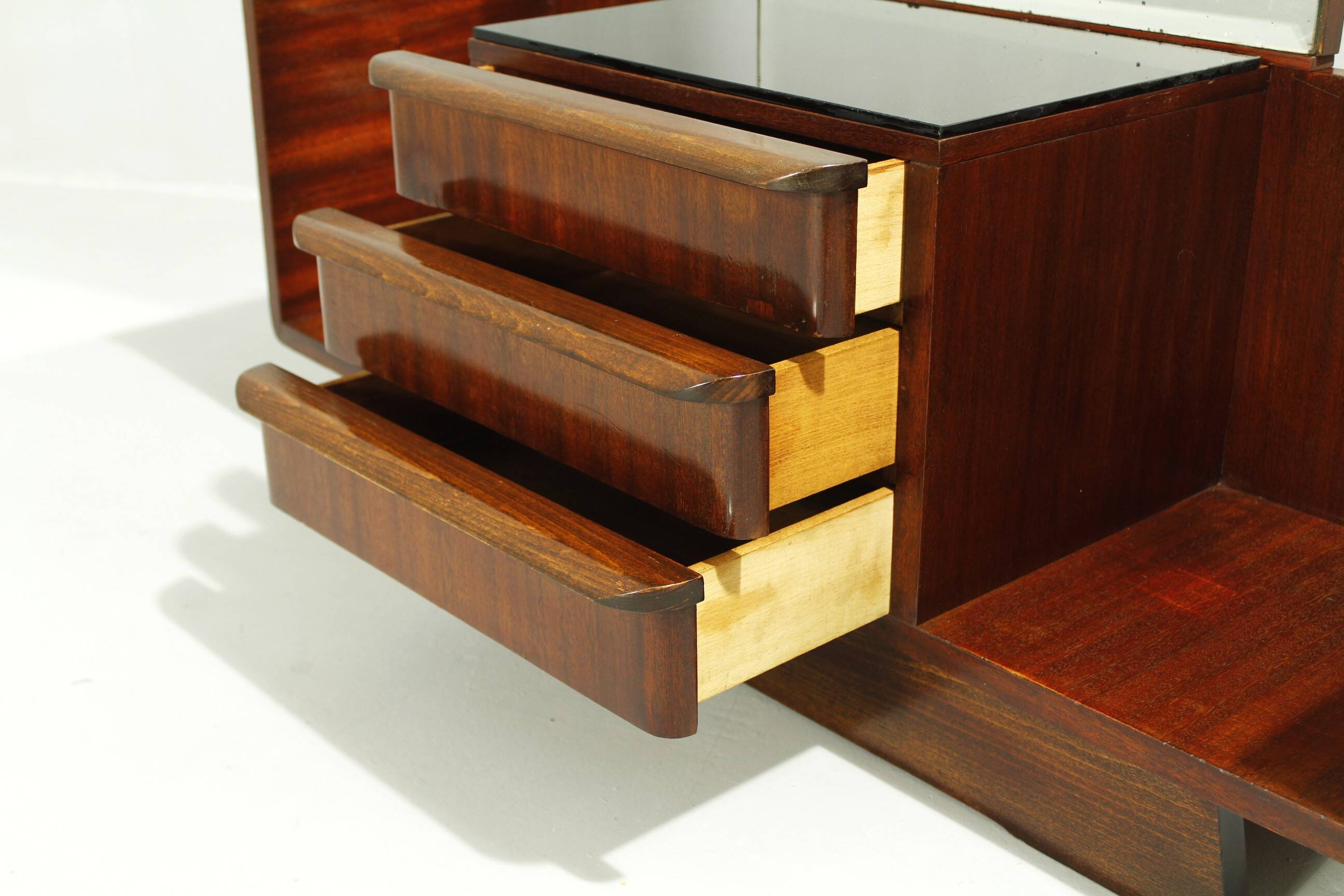 Commode avec miroir, années 1950