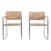 Chaises Karin Mobring Amiral en chrome et jute de 1973