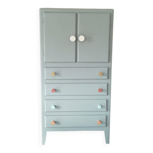 Chiffonnier vintage vert - gris