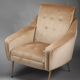 Pair of velvet chairs from the 50s