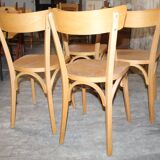 Lot of four bistro chairs
