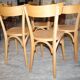 Lot of four bistro chairs