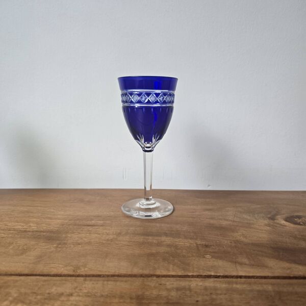 4 verres VSL cristal doublé couleur