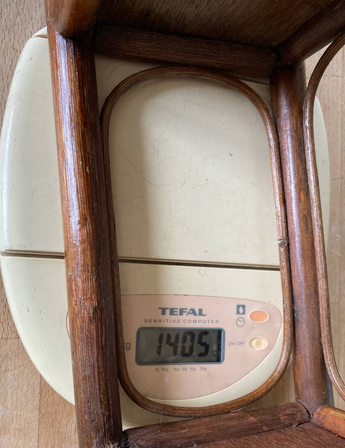 Bamboo wall shelf 1960s/70s