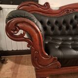 19th century Indo English Chesterfield sofa