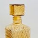 Vintage smoked glass whiskey decanter
